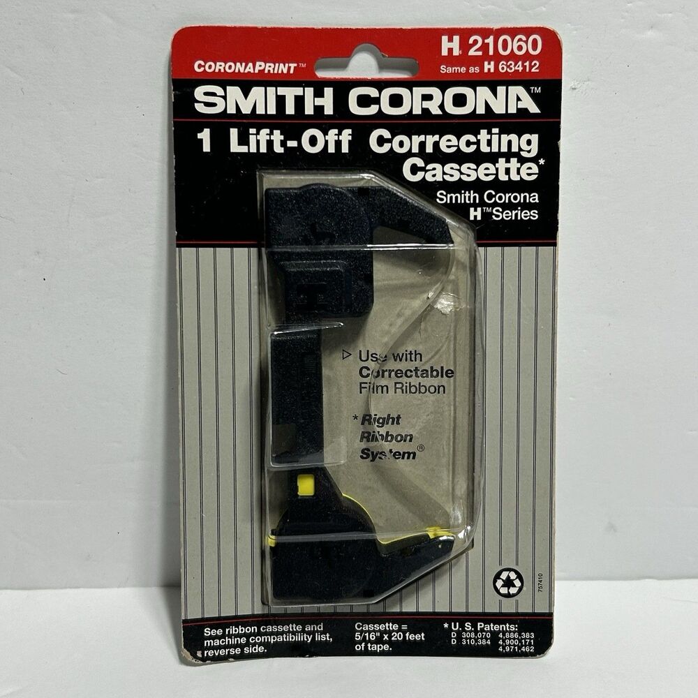 BRAND NEW Smith Corona H 21060 Lift-Off Correcting Cassette 5/16 X 20